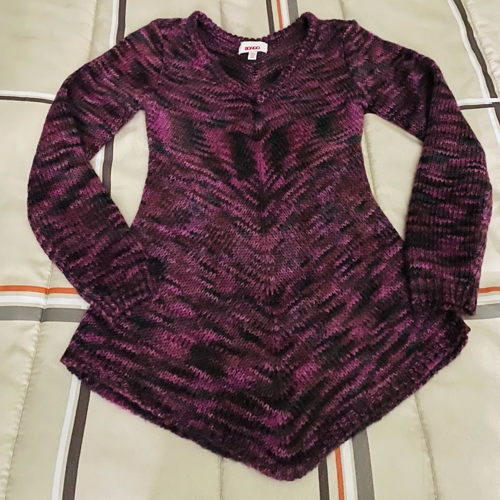 Long sleeve top or can wear mini dress like new